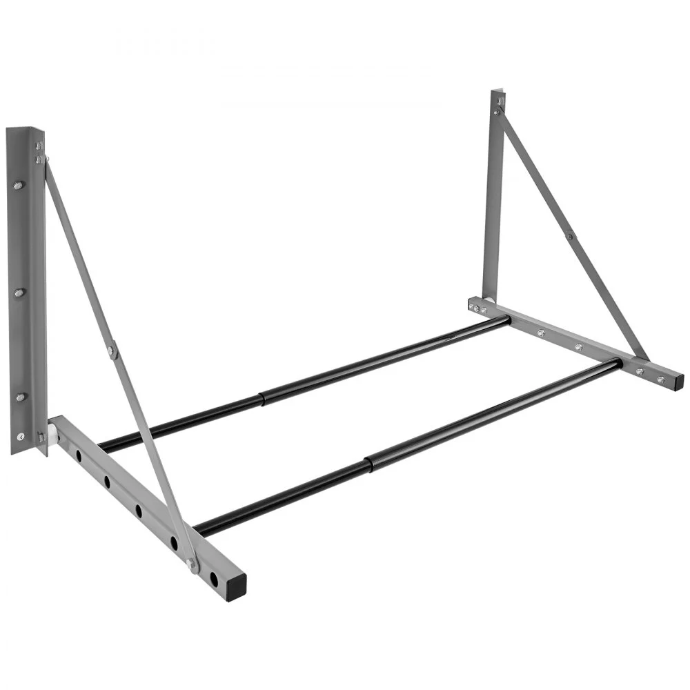 VEVOR Wall Mounted Folding Tire Rack, 32" - 48" Adjustable Tire Rack, Q235 Heavy-Duty Steel Tire Storage Rack for R14-R20 inch Standard Tires, Max 300lbs Load Capacity for Garage Workshop Repair Shop