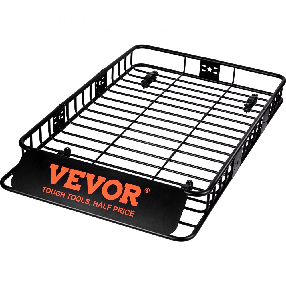 Portaequipajes de techo VEVOR, 162 x 99 x 15 cm, con extensión, de acero resistente, capacidad de 90 kg, universal, para SUV y camionetas.