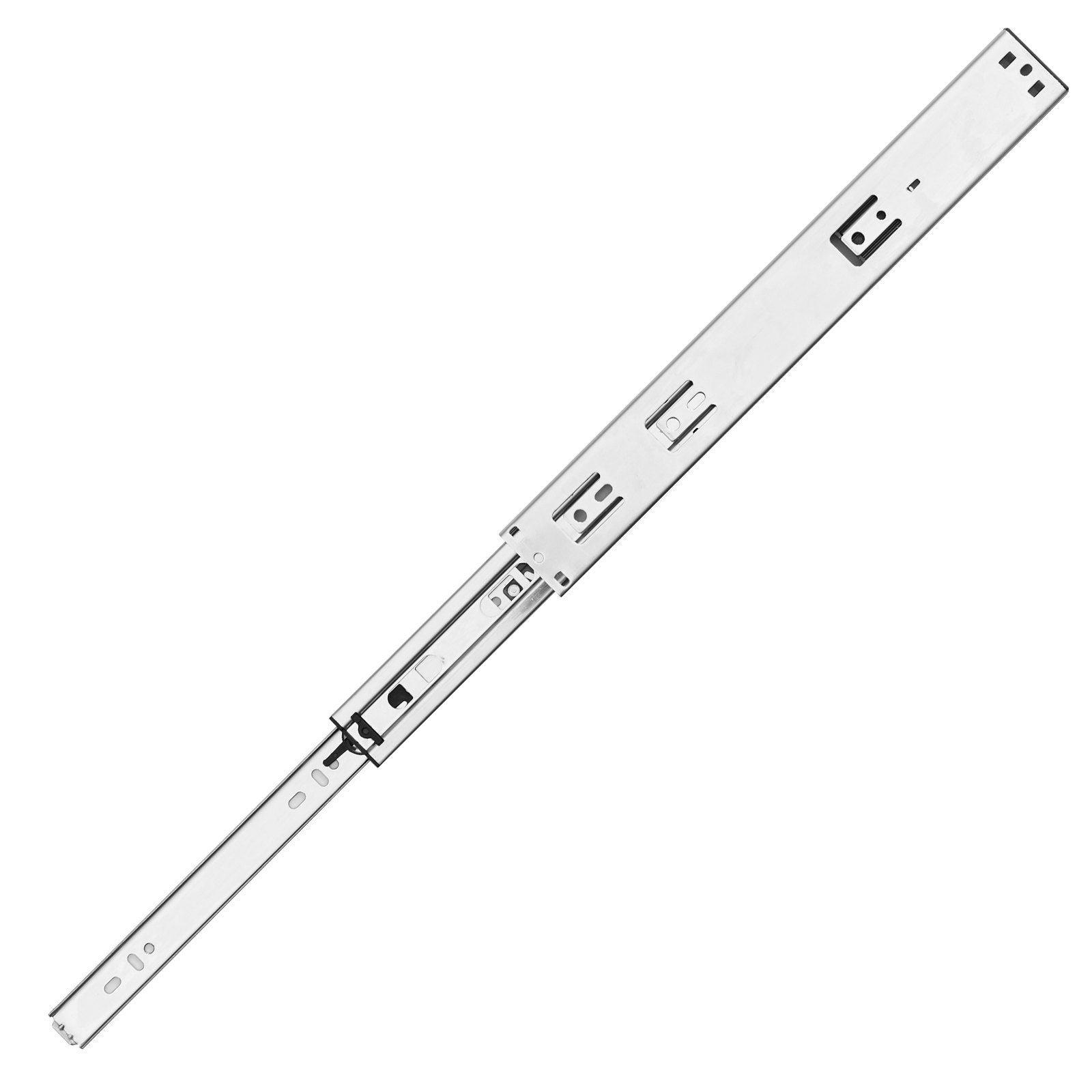 VEVOR - 6 pares de rieles laterales para cajones de 20 pulgadas, rieles de acero de extensión completa de alta resistencia, guías silenciosas de cierre suave para gabinetes de cocina con rodamientos de bolas, capacidad de carga de 100 lb