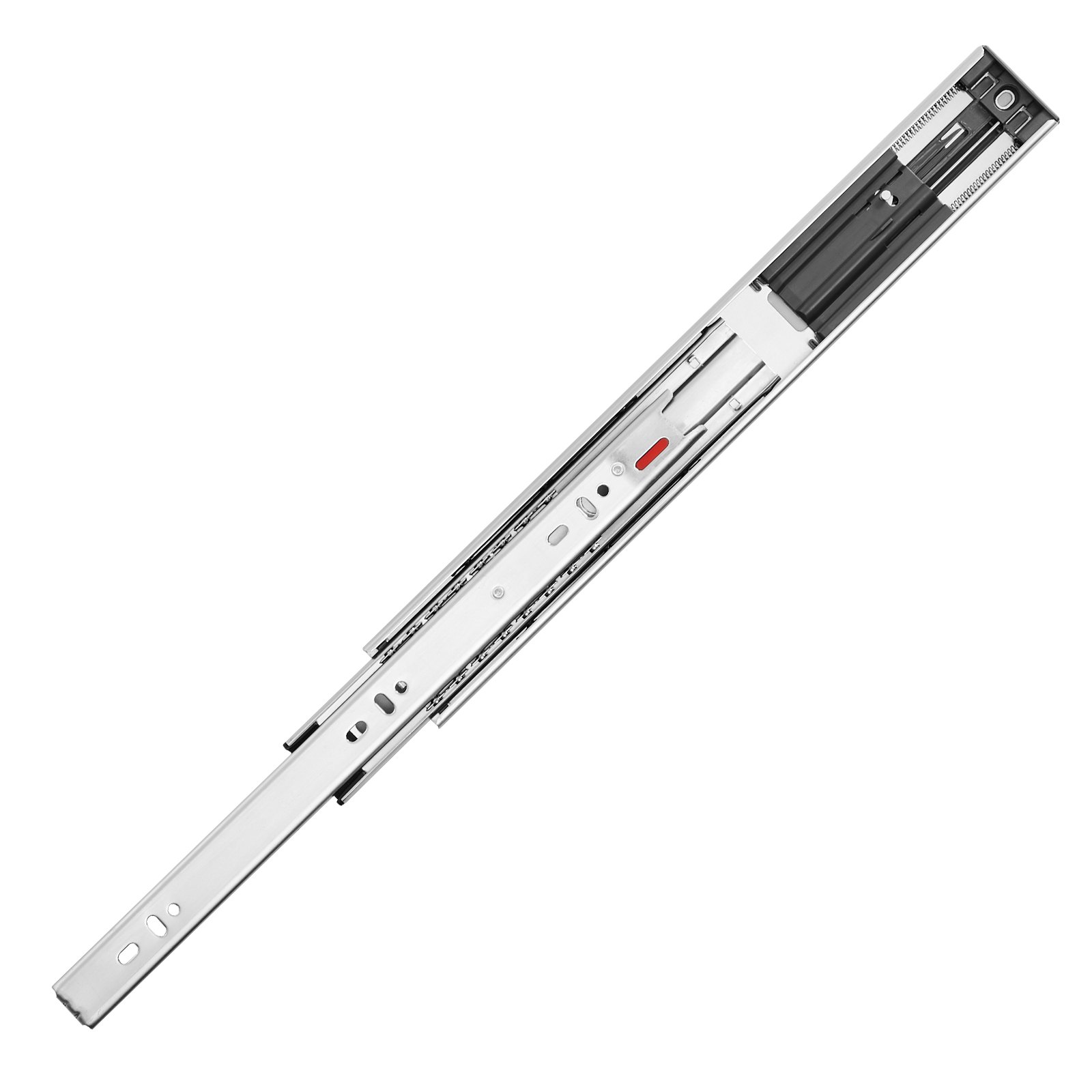VEVOR - 6 pares de rieles laterales para cajones de 20 pulgadas, rieles de acero de extensión completa de alta resistencia, guías silenciosas de cierre suave para gabinetes de cocina con rodamientos de bolas, capacidad de carga de 100 lb