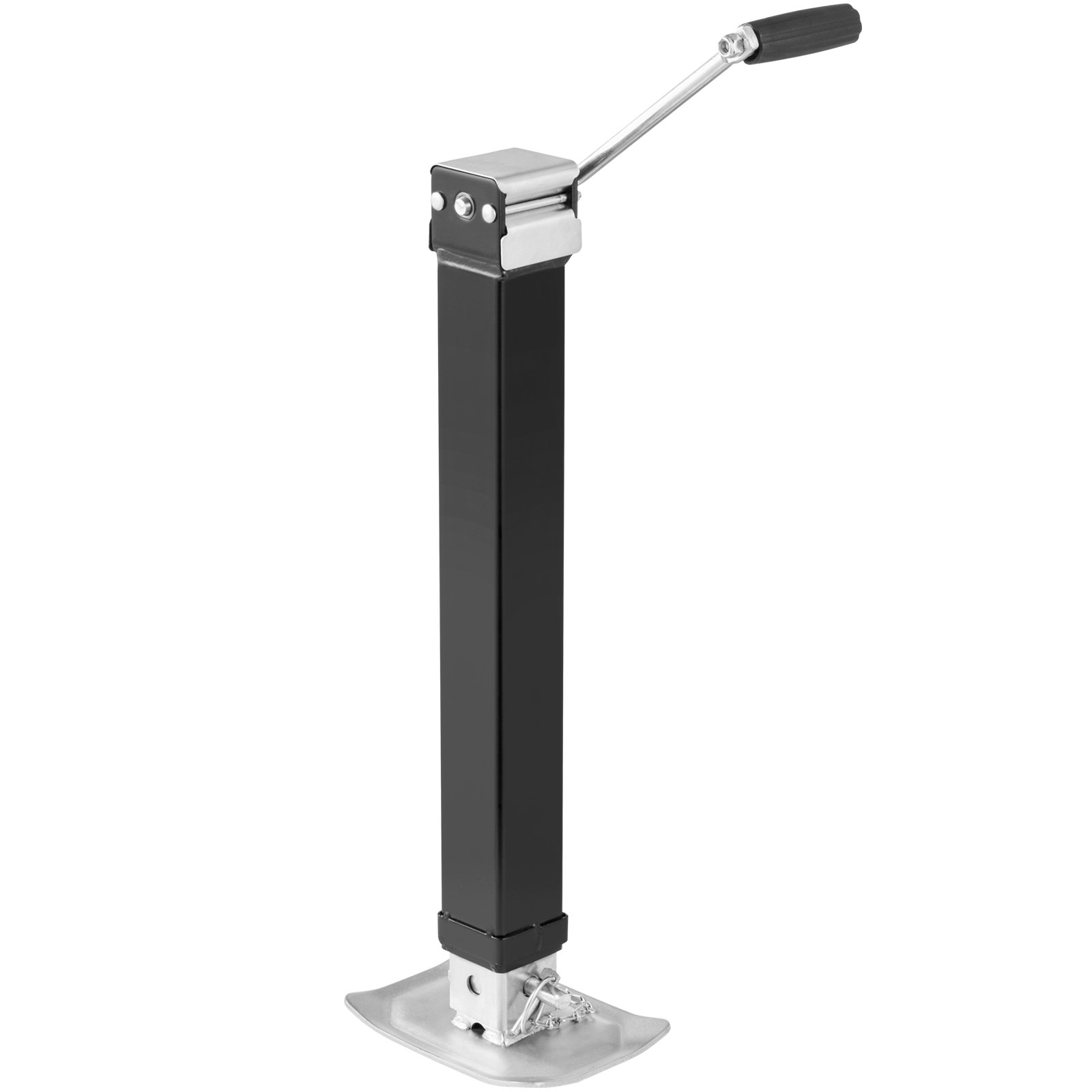 Gato de remolque VEVOR, gato de remolque soldable con capacidad de peso de 8000 lb, soporte de gato de remolque con asa para levantar remolques de RV, remolques para caballos, remolques utilitarios y remolques para yates