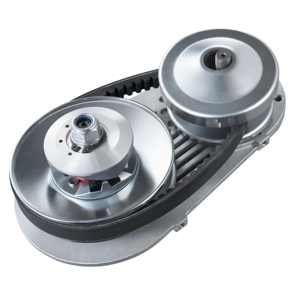 Embrague de transmisión VEVOR, motor de 2 a 8 HP, embrague de transmisión de alta resistencia de 2000 RPM con ruedas de diseño asimétrico y correa de goma robusta, embrague resistente y duradero con accesorios completos, apto para varios motores