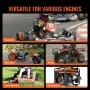 Embrague de transmisión VEVOR, motor de 2 a 8 HP, embrague de transmisión de alta resistencia de 2000 RPM con ruedas de diseño asimétrico y correa de goma robusta, embrague resistente y duradero con accesorios completos, apto para varios motores
