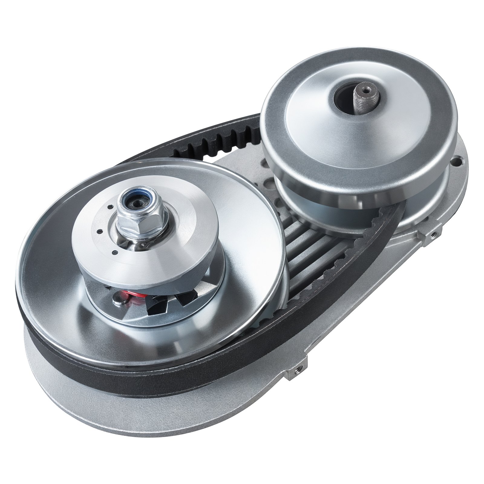 Embrague de transmisión VEVOR, motor de 2 a 8 HP, embrague de transmisión de alta resistencia de 2000 RPM con ruedas de diseño asimétrico y correa de goma robusta, embrague resistente y duradero con accesorios completos, apto para varios motores