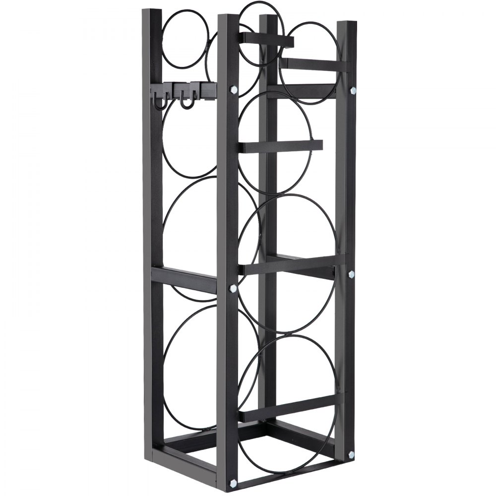 VEVOR Refrigerant Tank Rack with 2x30lb and Other 3 Saving Space Cylinder Tank Rack 35x13x14-inch Refrigerant Cylinder Rack Gas Cylinder Racks and Holders for Gas Oxygen Nitrogen Storage