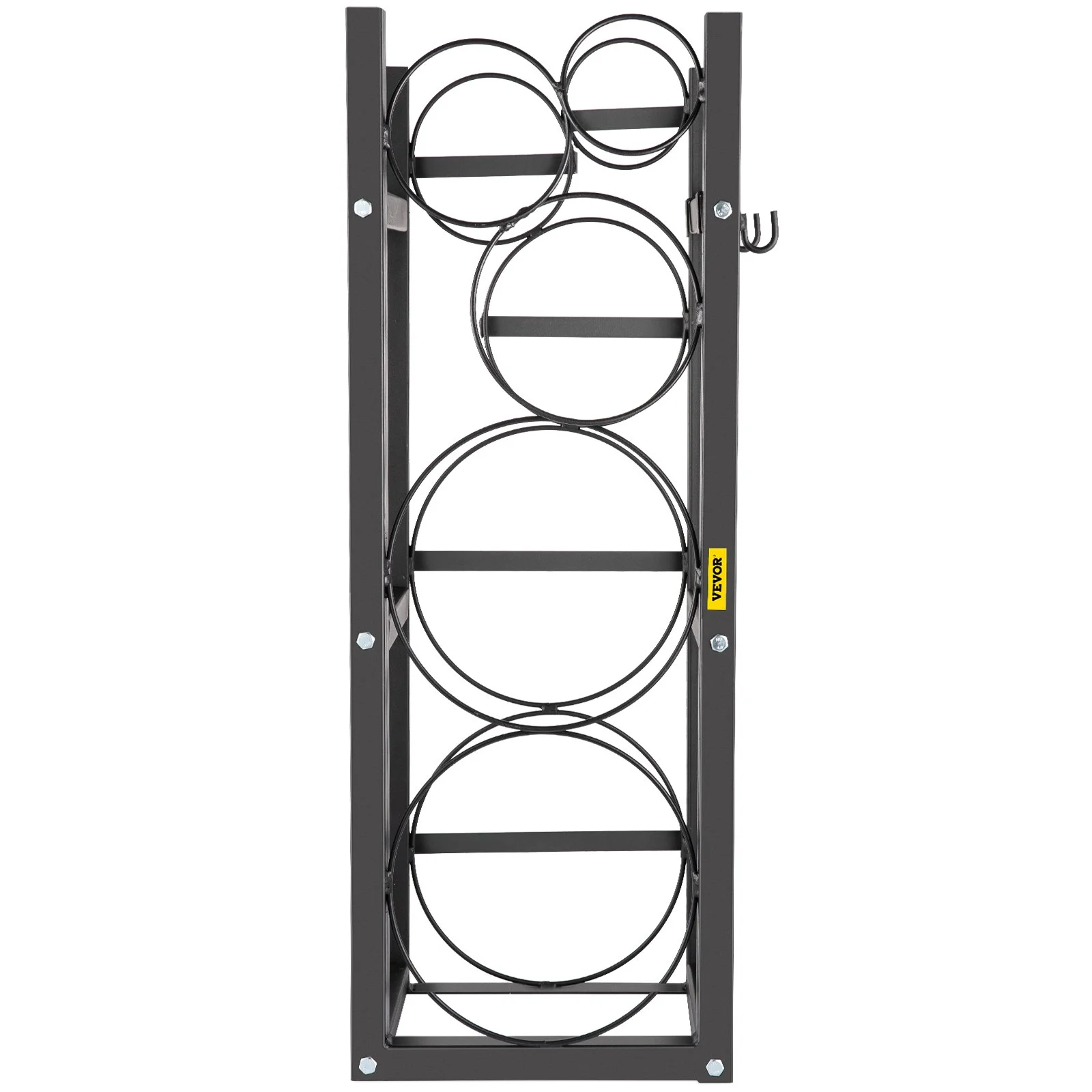 VEVOR Refrigerant Tank Rack with 2x30lb and Other 3 Saving Space Cylinder Tank Rack 35x13x14-inch Refrigerant Cylinder Rack Gas Cylinder Racks and Holders for Gas Oxygen Nitrogen Storage