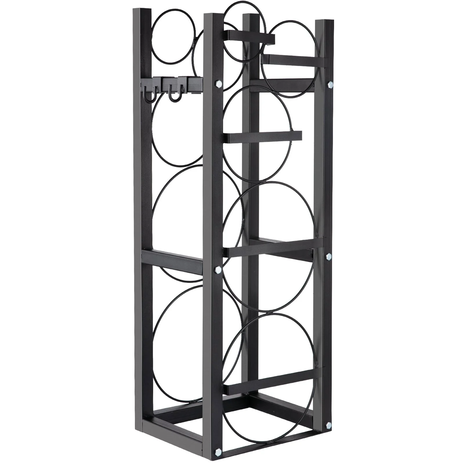 VEVOR Refrigerant Tank Rack with 2x30lb and Other 3 Saving Space Cylinder Tank Rack 35x13x14-inch Refrigerant Cylinder Rack Gas Cylinder Racks and Holders for Gas Oxygen Nitrogen Storage
