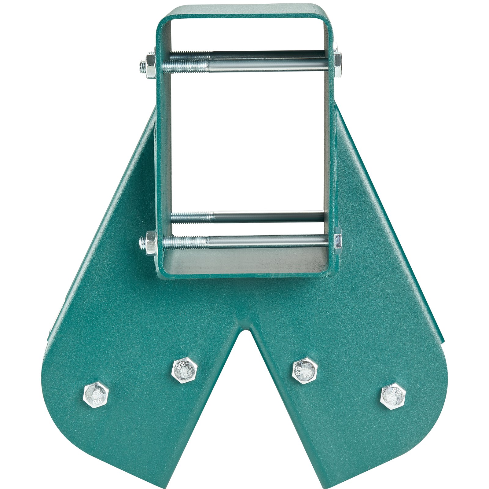 VEVOR Conector de Columpio 1 Pieza Soporte Oscilante de Acero al Carbono Soporte Medio Poste de Viga de Madera Interior Exterior con Hardware de Montaje para Pies 10,2x10,2cm, Viga 10,2x15,2cm, Verde