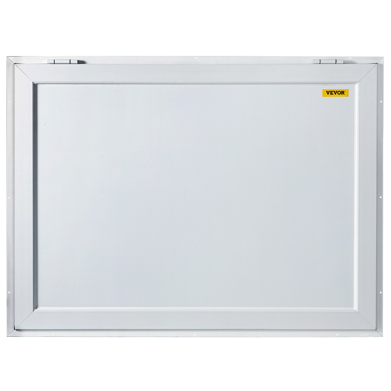 Ventana de concesión VEVOR de 122 x 91 cm, de aleación de aluminio, para servicio de food trucks, con 4 ventanas corredizas horizontales, puerta con toldo y gancho de arrastre. Ideal para food trucks y remolques de concesión.