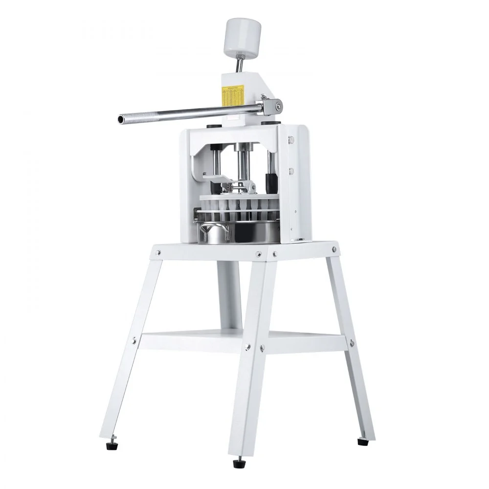 VEVOR Máquina Divisor de Masa Manual 40 Piezas Cortador de Masa de Prensa Manual Vertical 30-150 g con Bandeja y Hoja de Acero Inoxidable Máquina para Hacer Pan para Panadería, Restaurante