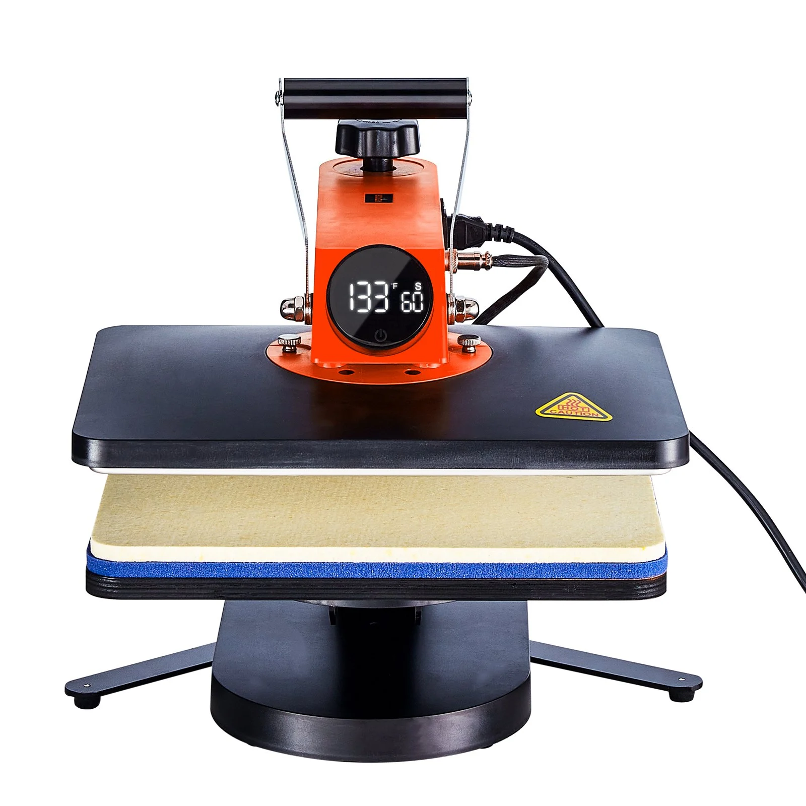 VEVOR Máquina de prensa de calor – Máquina de sublimación de prensa de calor 6 en 1 para camisetas/sombreros/tazas/proyectos de transferencia de calor, prensa de calor multifunción de 12 x 15 con 360° probado según los estándares
