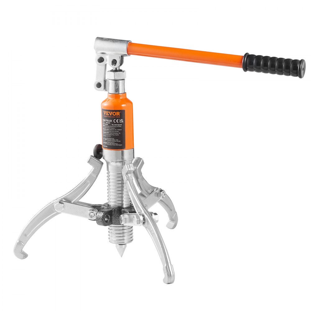 Extractor hidráulico de engranajes VEVOR, capacidad máxima de 5 toneladas, separador de cojinetes de rueda, extractor de 2 o 3 mordazas, vertical y horizontal, extractor hidráulico de 8" con estuche para extraer cubos.