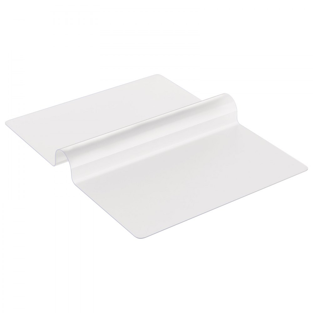 VEVOR - Mantel de plástico esmerilado de 91 x 152 cm (1,5 mm de grosor), rectangular, de PVC, impermeable y fácil de limpiar, para oficina, tocador, comedor, mesa de noche