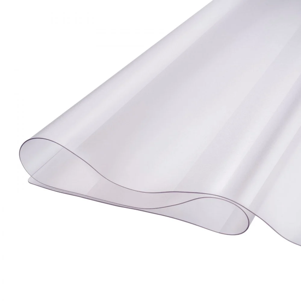 VEVOR - Mantel de plástico esmerilado de 91 x 152 cm (1,5 mm de grosor), rectangular, de PVC, impermeable y fácil de limpiar, para oficina, tocador, comedor, mesa de noche
