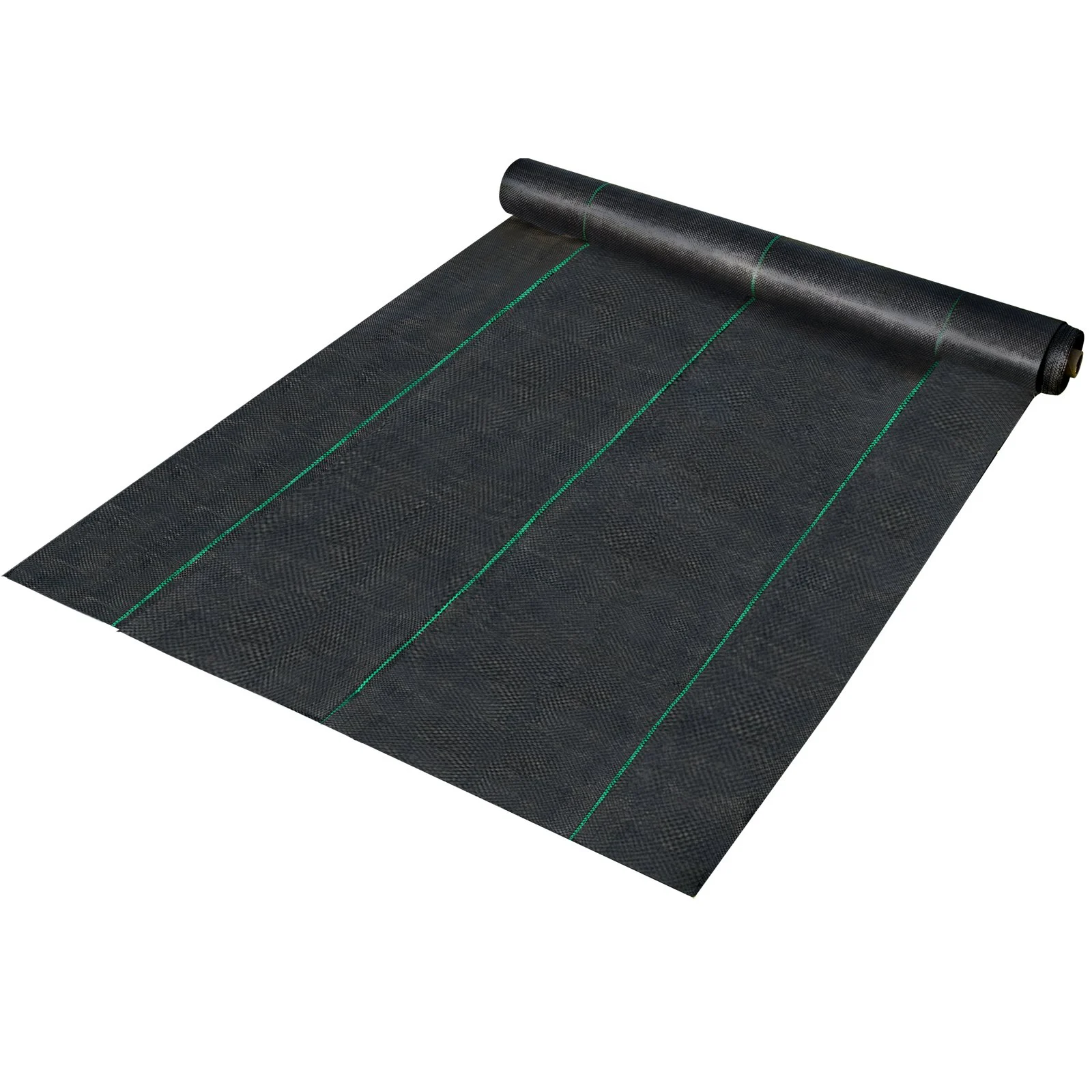 VEVOR Membrana Antihierba Tela para Paisaje 6ft x 300ft - Tela Geo Textil Resistente 1.5oz - Barrera Antihierba para Invernadero Comercial, Patio, Jardín Barrera Tela Bloqueadora Estera